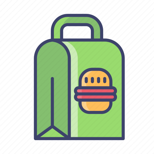 Takeout, burger, hamburger, food, restaurant, order icon - Download on Iconfinder