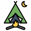 adventure, bonfire, camp, camping, outdoor, tent, travel
