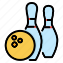 ball, bowling, competition, game, pin, sport, strike
