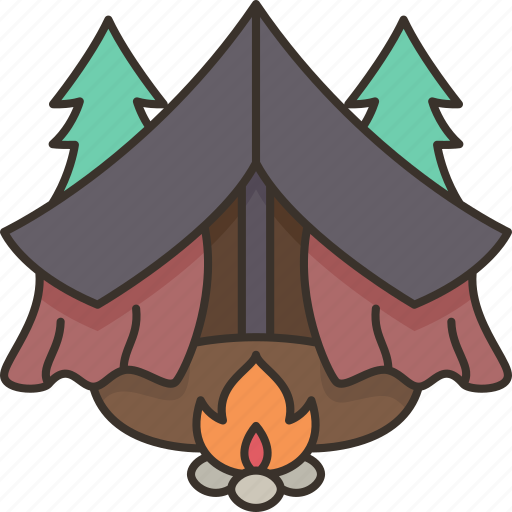 Camping, tent, picnic, outdoor, lifestyles icon - Download on Iconfinder