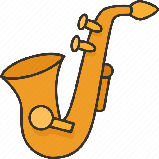 Saxophone, music, instrument, jazz, entertainment icon - Download on Iconfinder