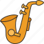saxophone, music, instrument, jazz, entertainment 