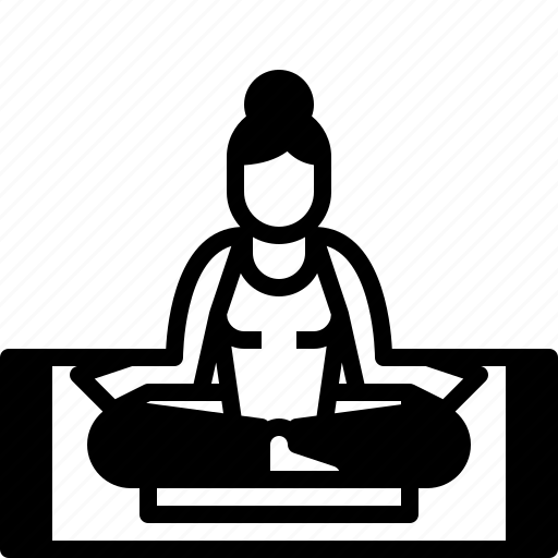 Meditation, relaxation, yoga, health, lifestyle icon - Download on Iconfinder