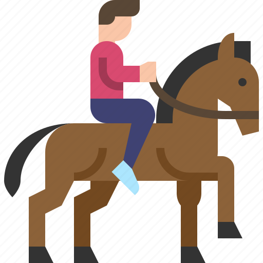 Horseback, riding, horse, sport, hobby icon - Download on Iconfinder