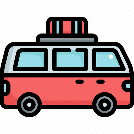 Van, travel, vacation, holiday, summer icon - Download on Iconfinder