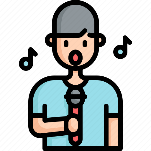 Sing, song, microphone, music, instrument, karaoke icon - Download on Iconfinder