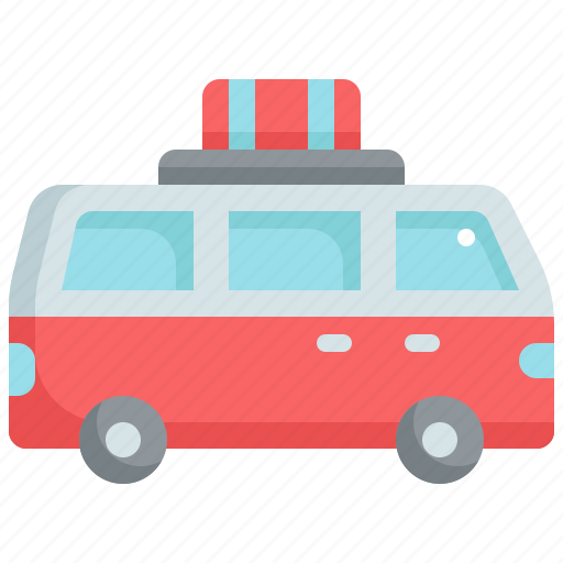 Van, vehicle, transport, transportation, travel, holiday, hobby icon - Download on Iconfinder
