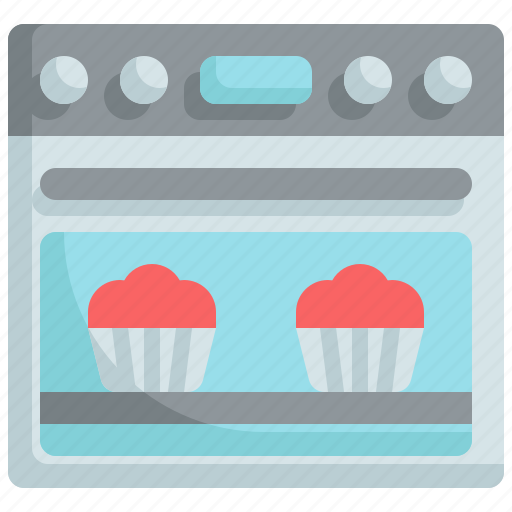 Oven, microwave, cupcake, muffin, hobby, free time, activity icon - Download on Iconfinder