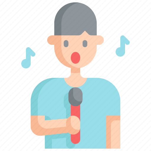 Sing, song, music, audio, karaoke, hobby, free time icon - Download on Iconfinder