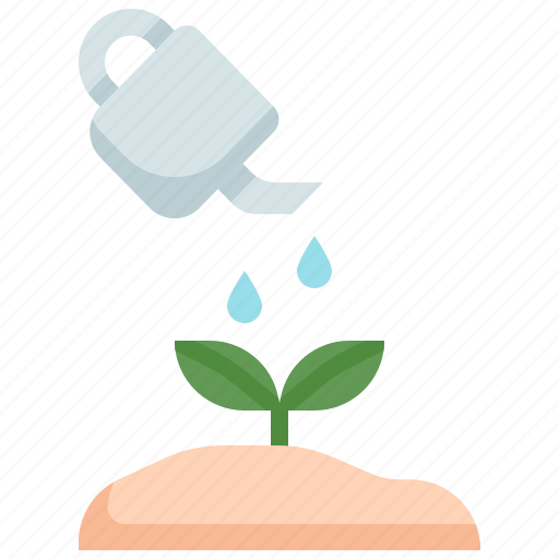 Watering, can, gardening, water, hobby, free time, plant icon - Download on Iconfinder