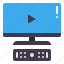 video, watching, tv, play, button, electronics, remote, control, television 
