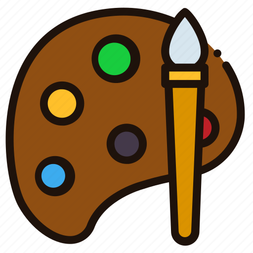 Art, and, brush, paint, colors icon - Download on Iconfinder