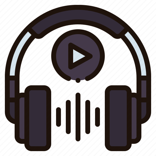 Listening, headphones, headset, earphones, audio, device, music icon - Download on Iconfinder