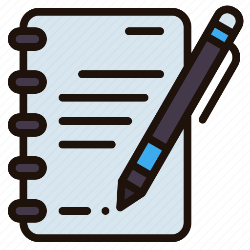 Writing, plan, lecture, study, education, note, pen icon - Download on Iconfinder