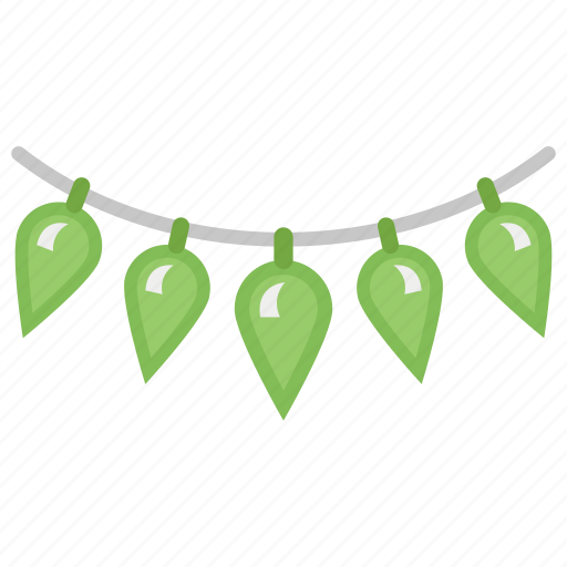 Birthday decor, decoration, garlands, merry christmas garlands, party decoration icon - Download on Iconfinder