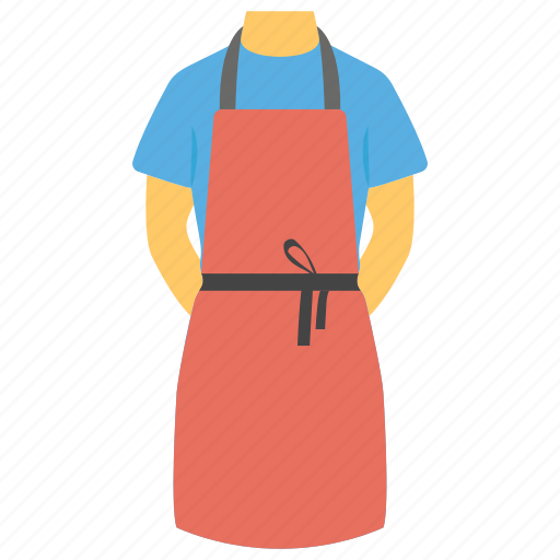 Apron, chef apron, cooking cloth, cooking garments, lab safety, pinafore apron icon - Download on Iconfinder