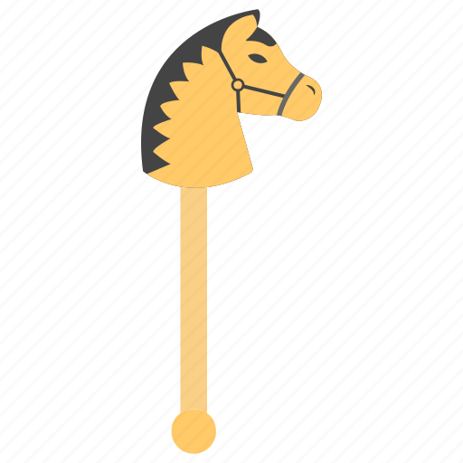 Baby toy, childhood fun, hobby horse, kids interest, toy icon - Download on Iconfinder