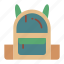 bag, camping, education, school, study 