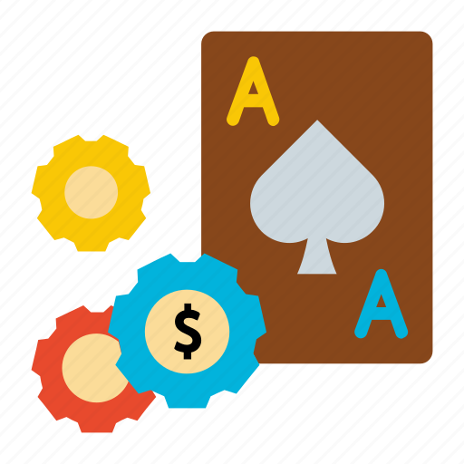 Cards, chips, coins, gambling, luck, playing, poker icon - Download on Iconfinder