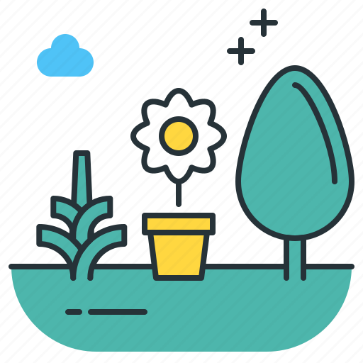 Gardening, landscape, flower, landscaping, plants icon - Download on Iconfinder