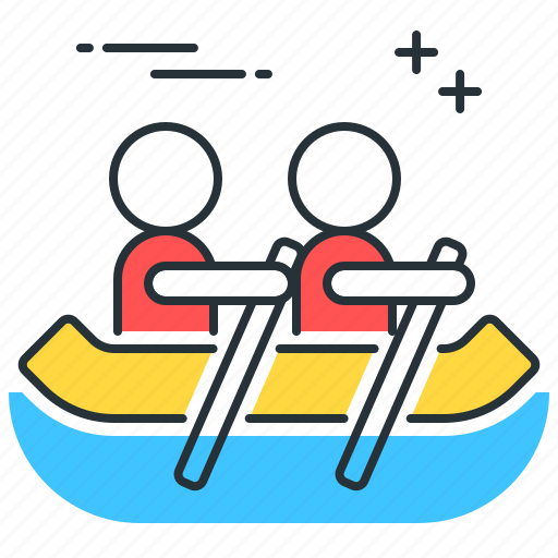 Rafting, river, kayak, paddle, raft icon - Download on Iconfinder
