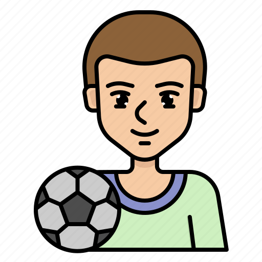 Football, player, man, sport, hobby, career, avatar icon - Download on Iconfinder