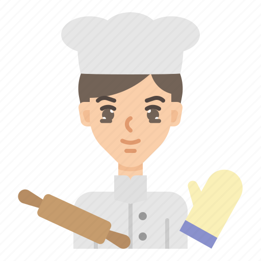Chef, cook, bakery, woman, avatar, food icon - Download on Iconfinder