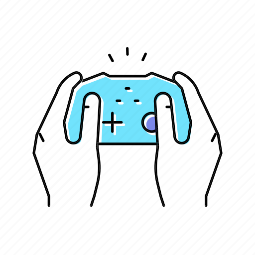 Playing, video, game, joystick, hobby, leisure icon - Download on Iconfinder