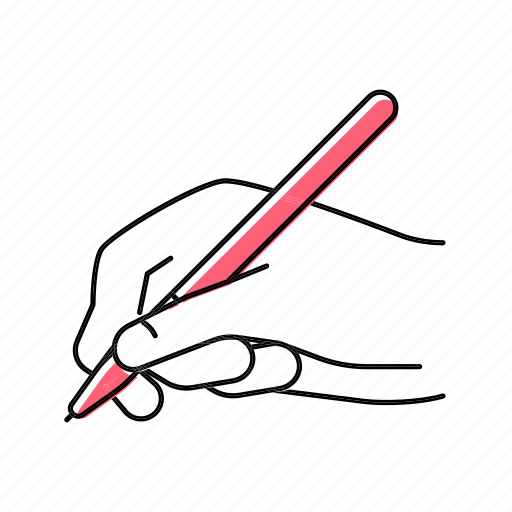 Writing, hand, hold, pen, hobby, leisure icon - Download on Iconfinder