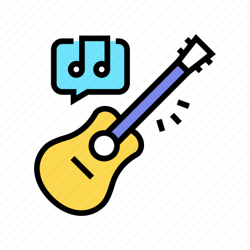 Guitar, hobby, leisure, playing, time, watching icon - Download on Iconfinder