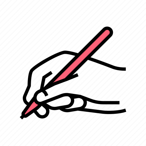 Hand, hobby, hold, leisure, pen, writing icon - Download on Iconfinder