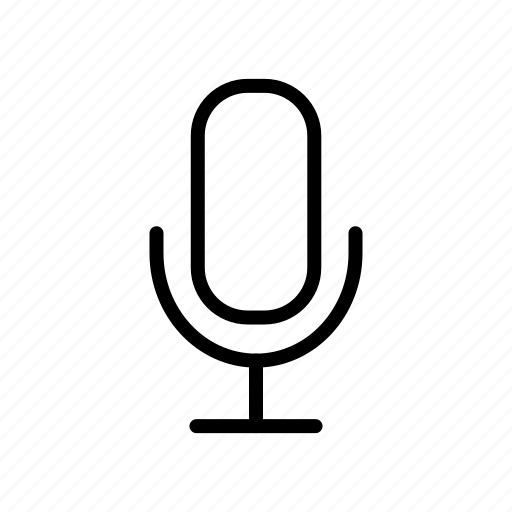 Mic, microphone, on, podcast icon - Download on Iconfinder