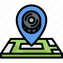 hockey, location, map, pin, player, sport