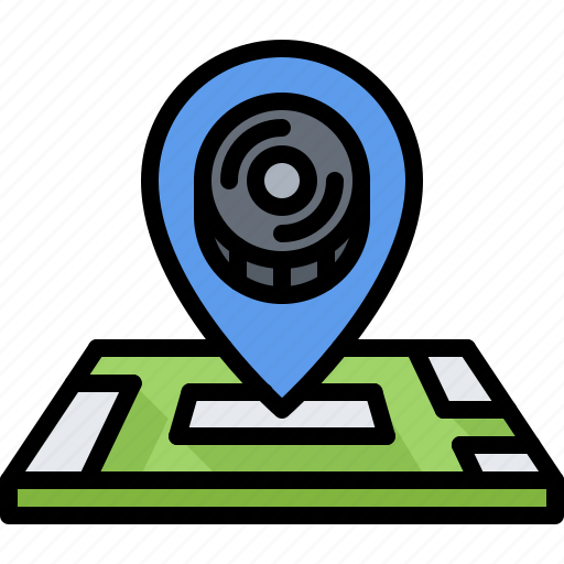 Hockey, location, map, pin, player, sport icon - Download on Iconfinder