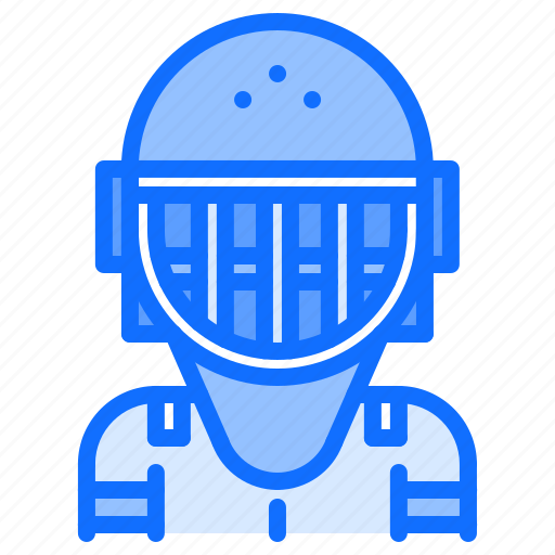 Goalkeeper, helmet, hockey, mask, player, sport icon - Download on Iconfinder