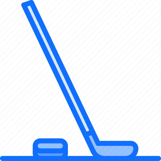 Hockey, player, puck, sport, stick icon - Download on Iconfinder