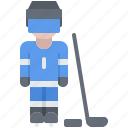 hockey, man, player, protection, sport, uniform