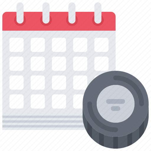 Calendar, date, hockey, match, player, sport icon - Download on Iconfinder