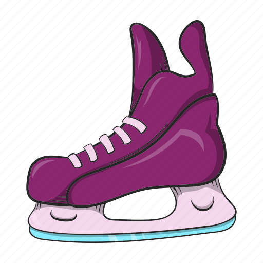 Cartoon, equipment, hockey, ice, skate, sport, winter icon - Download on Iconfinder