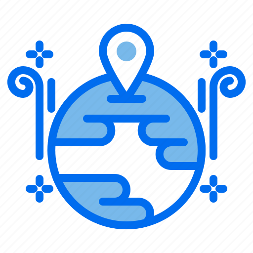 Earth, gps, location, map, navigation, pin icon - Download on Iconfinder