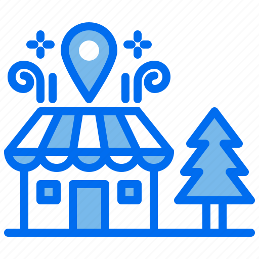 Location, navigation, pin, shop, store icon - Download on Iconfinder