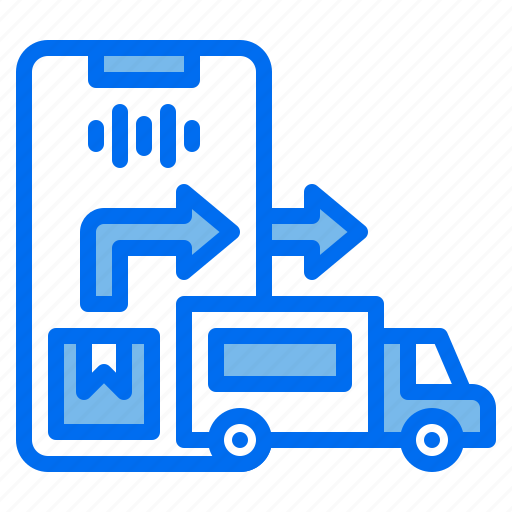 Box, command, direction, phone, truck, voice icon - Download on Iconfinder