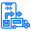 box, command, direction, phone, truck, voice 