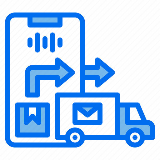 Box, command, direction, mail, phone, truck, voice icon - Download on Iconfinder