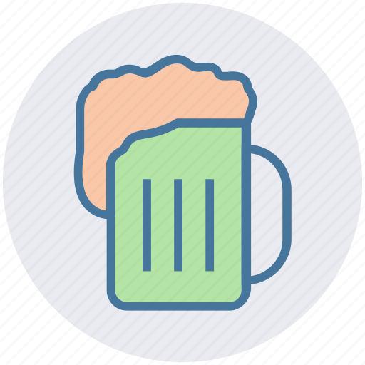 Alcohol, beer, beer mug, beverage, foam, mug, oktoberfest icon - Download on Iconfinder