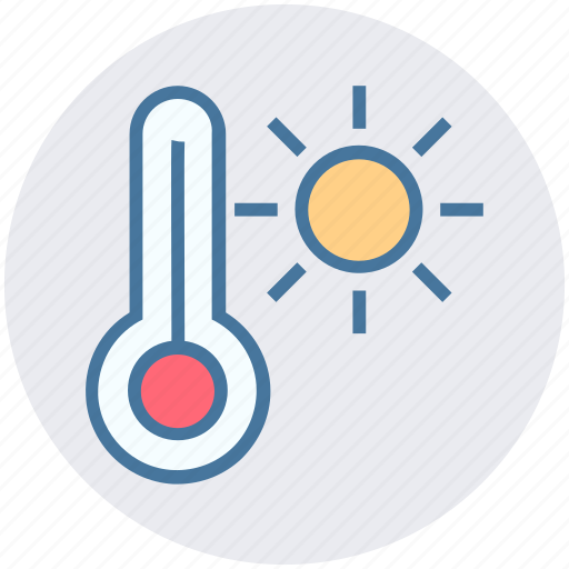 Heat, holiday, summer, sun, temperature, thermometer, warm icon - Download on Iconfinder