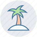 beach, coconut tree, holiday, palm, sea, summer, tree