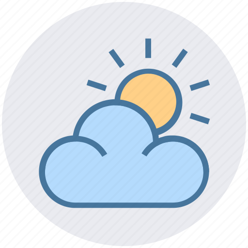 Cloud, cloudy, holiday, sky, summer, sun, weather icon - Download on Iconfinder