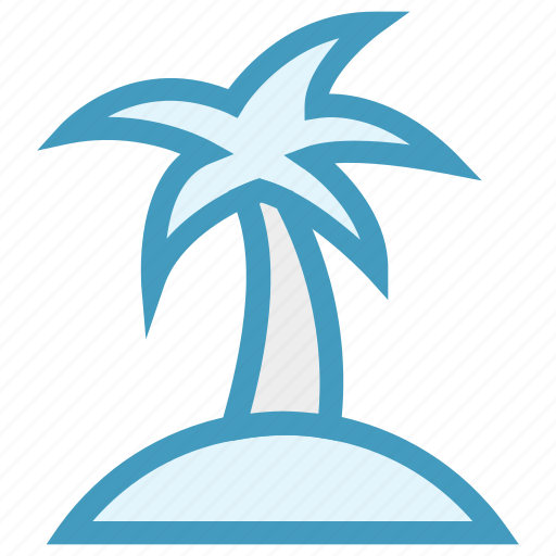 Beach, coconut tree, holiday, palm, sea, summer, tree icon - Download on Iconfinder