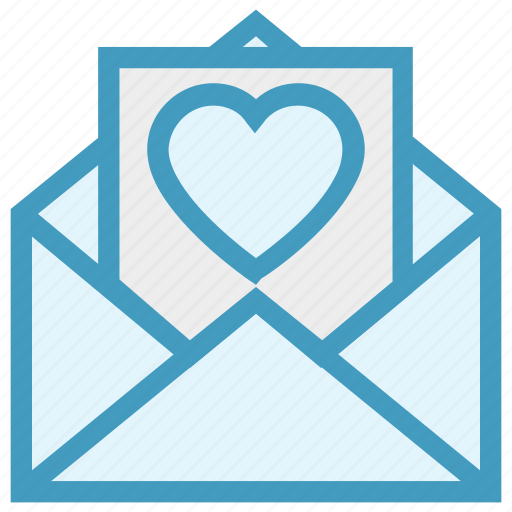 Envelope, heart, letter, love, romantic, valentine icon - Download on Iconfinder